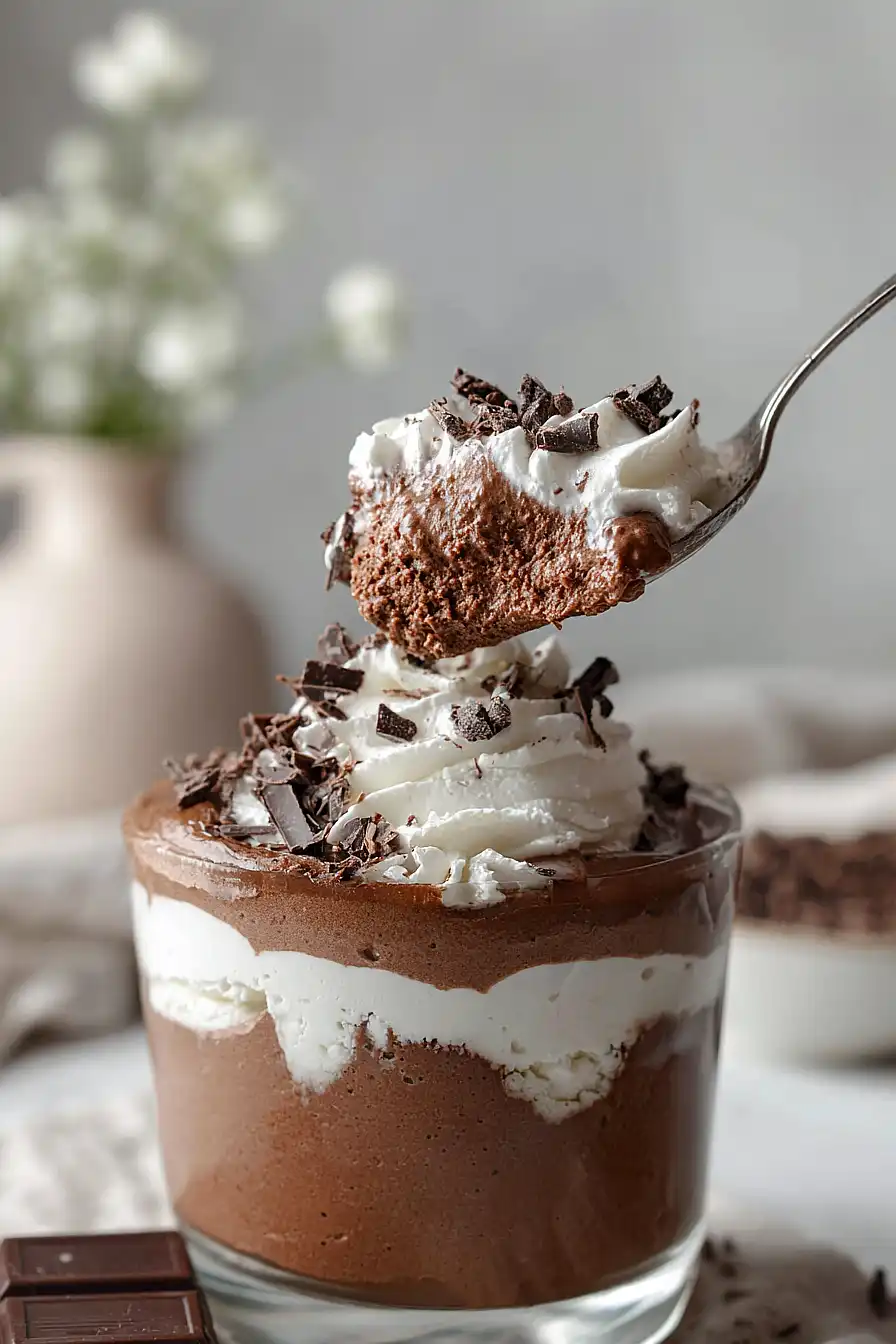 Cottage Cheese Chocolate Mousse