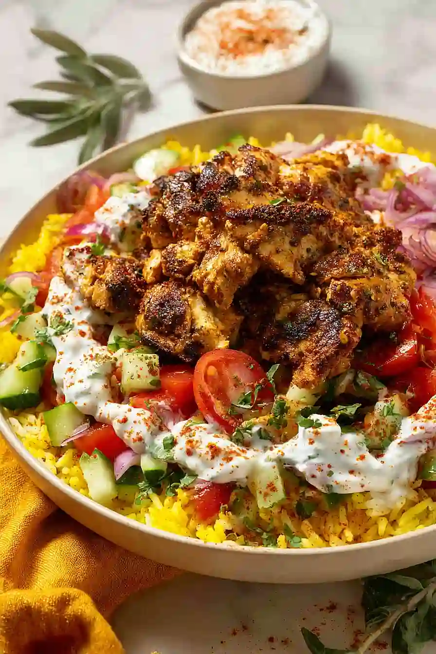 mediterranean chicken bowls