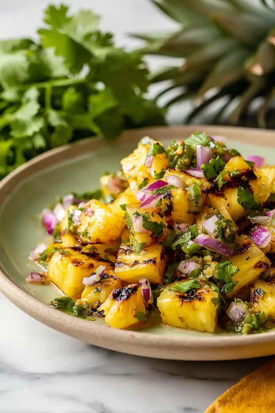 grilled pineapple jalapeño salsa