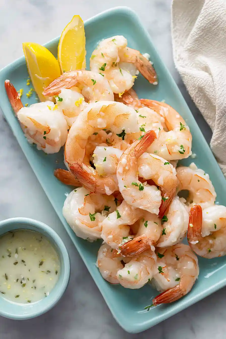 garlic butter shrimp cocktail