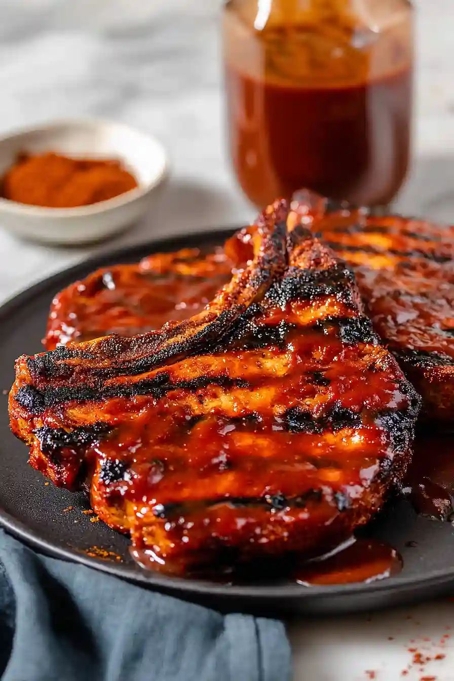 grilled kansas city pork chops