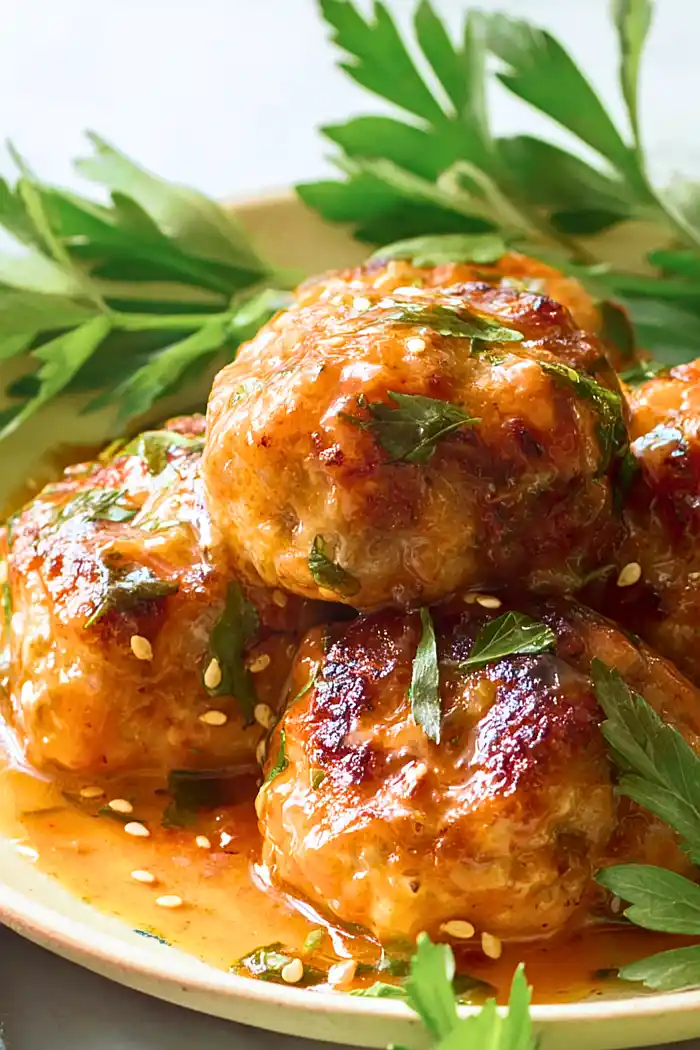 bang bang chicken meatballs
