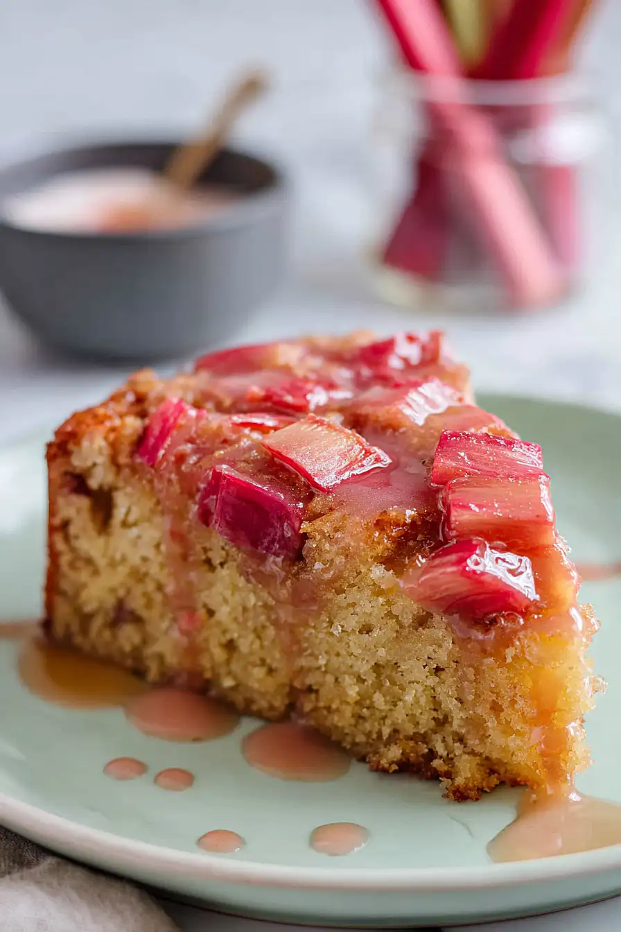 rhubarb instant pot cake