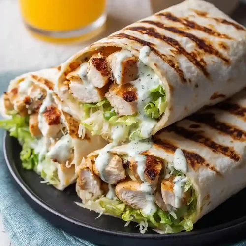 grilled chicken wraps