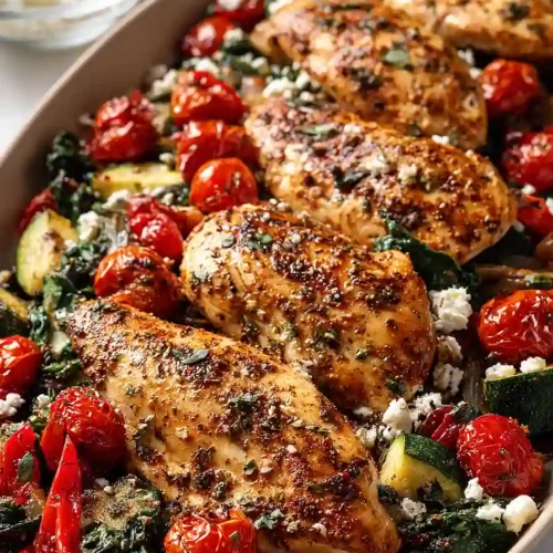 mediterranean chicken and vegetables