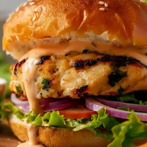 bang bang chicken burger