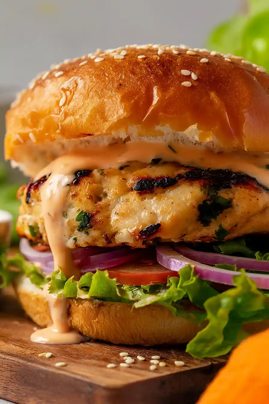 bang bang chicken burger