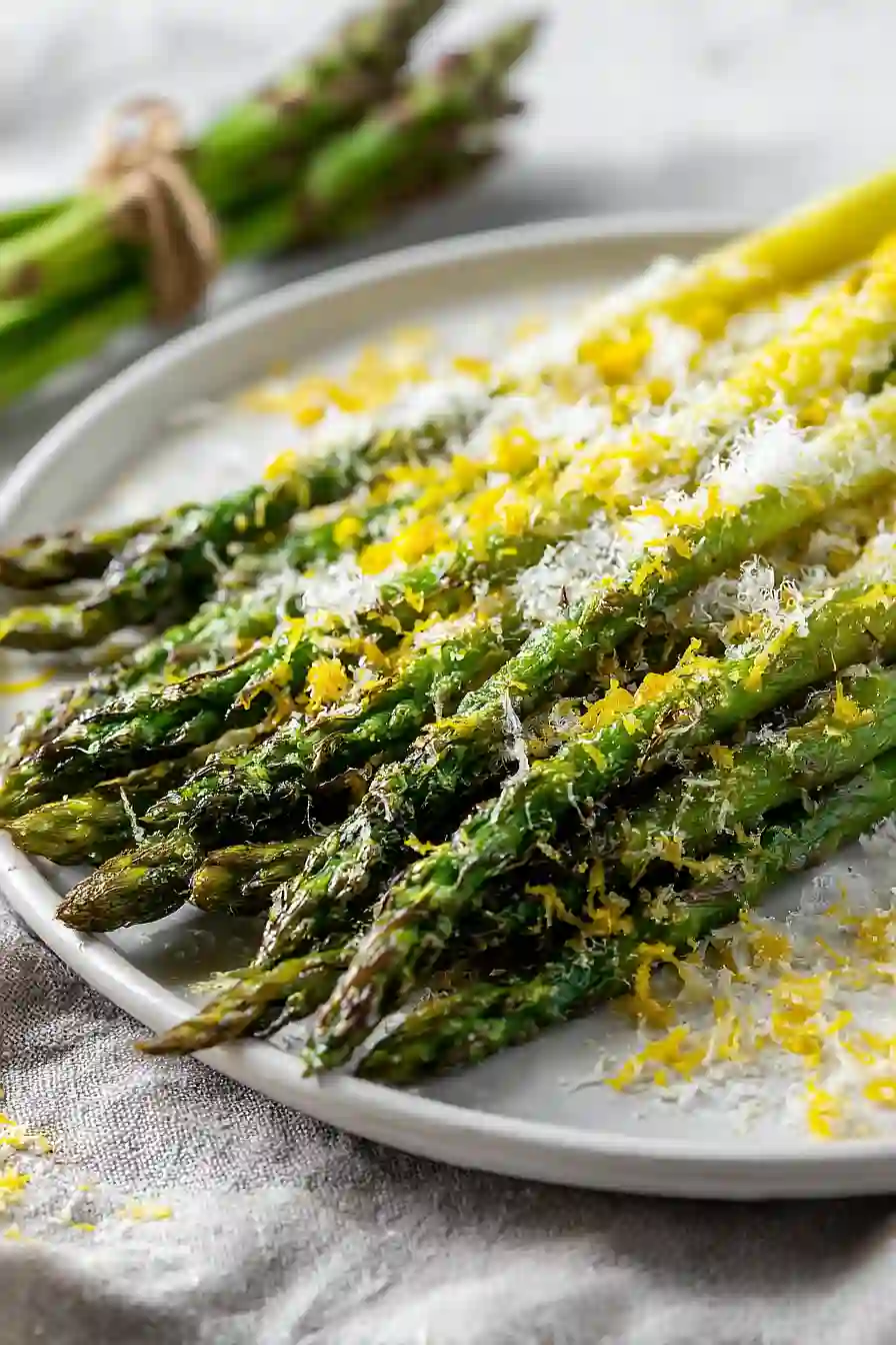 grilled lemon parmesan asparagus