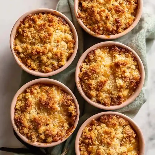 air fryer rhubarb crumble
