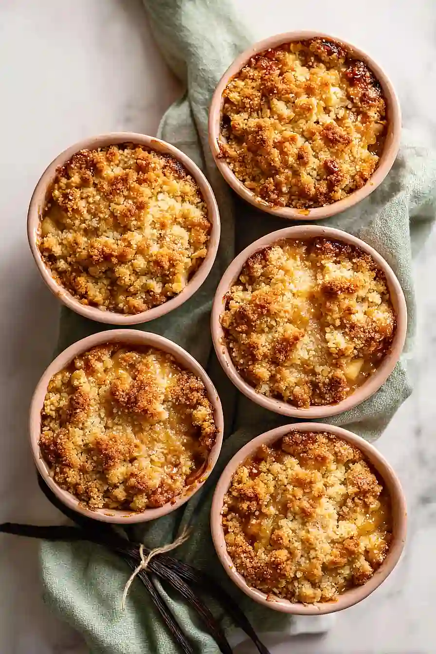 air fryer rhubarb crumble