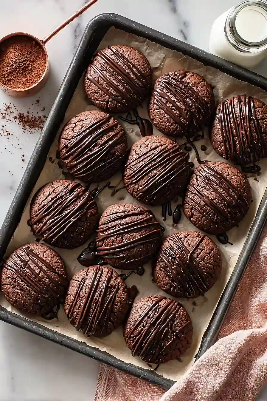 chocolate condensed milk cookies