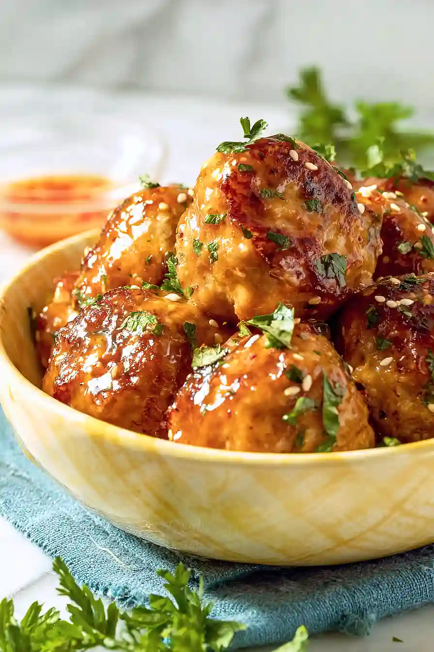 bang bang chicken meatballs