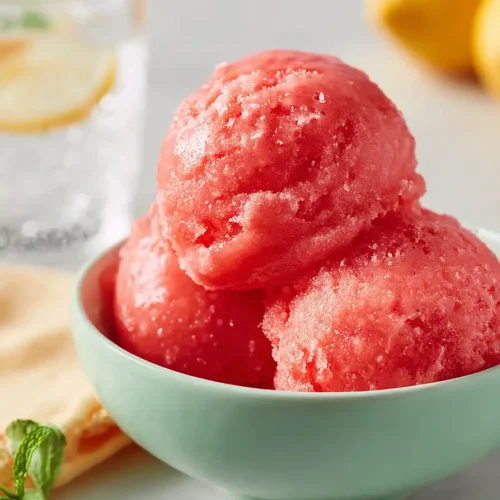 strawberry sorbet