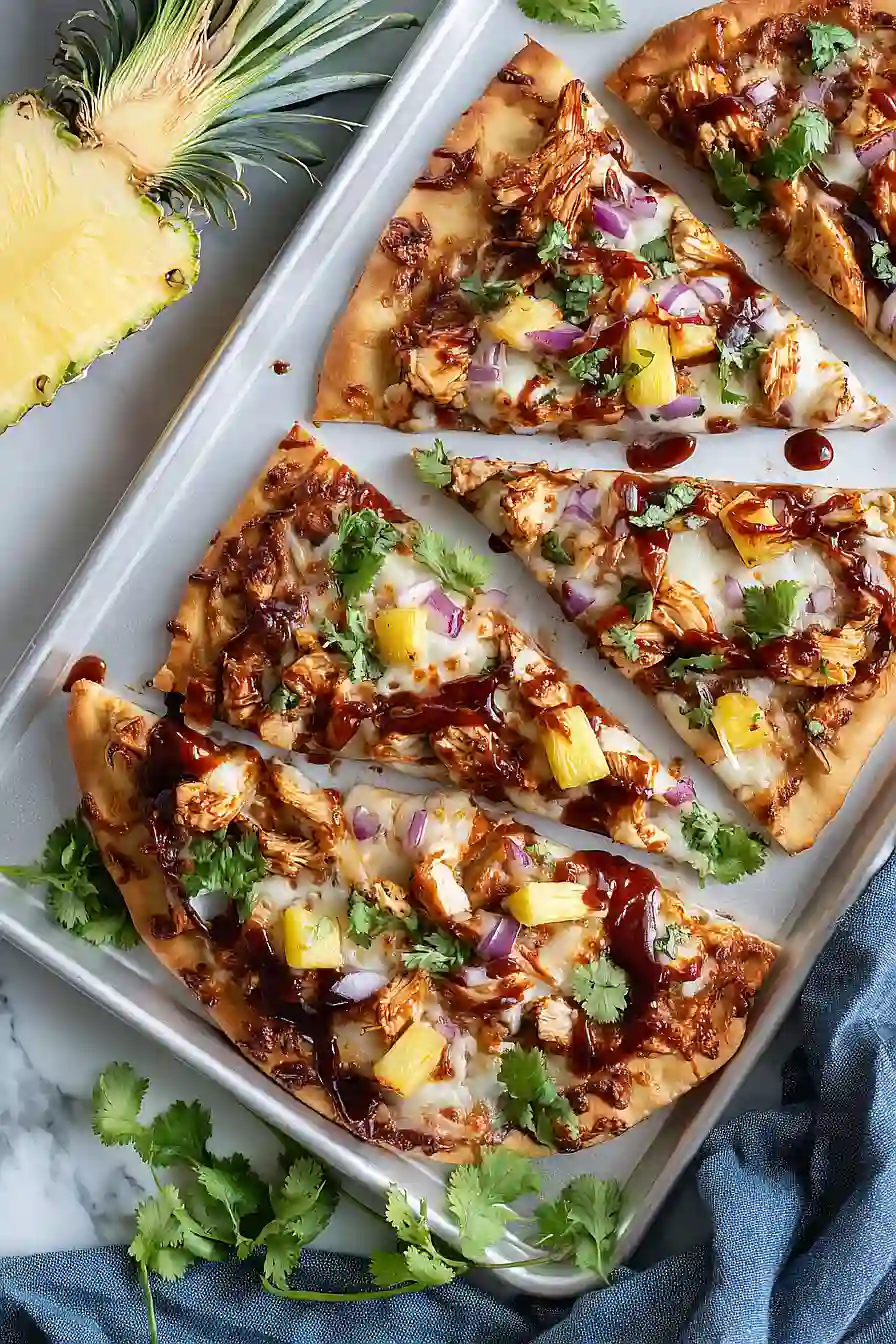 hawaiian chicken flatbread