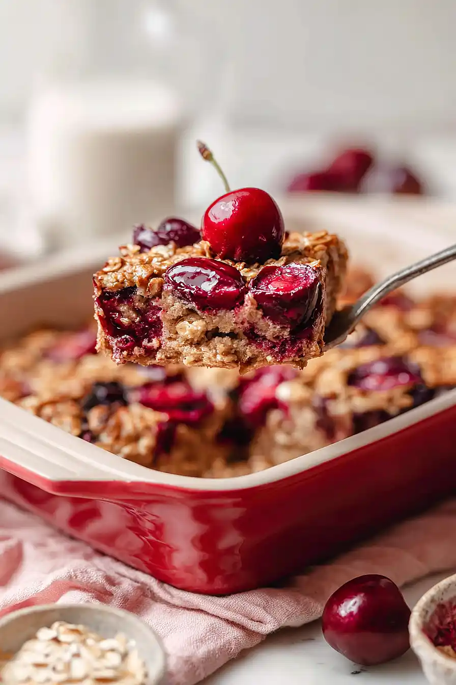 cherry baked oatmeal