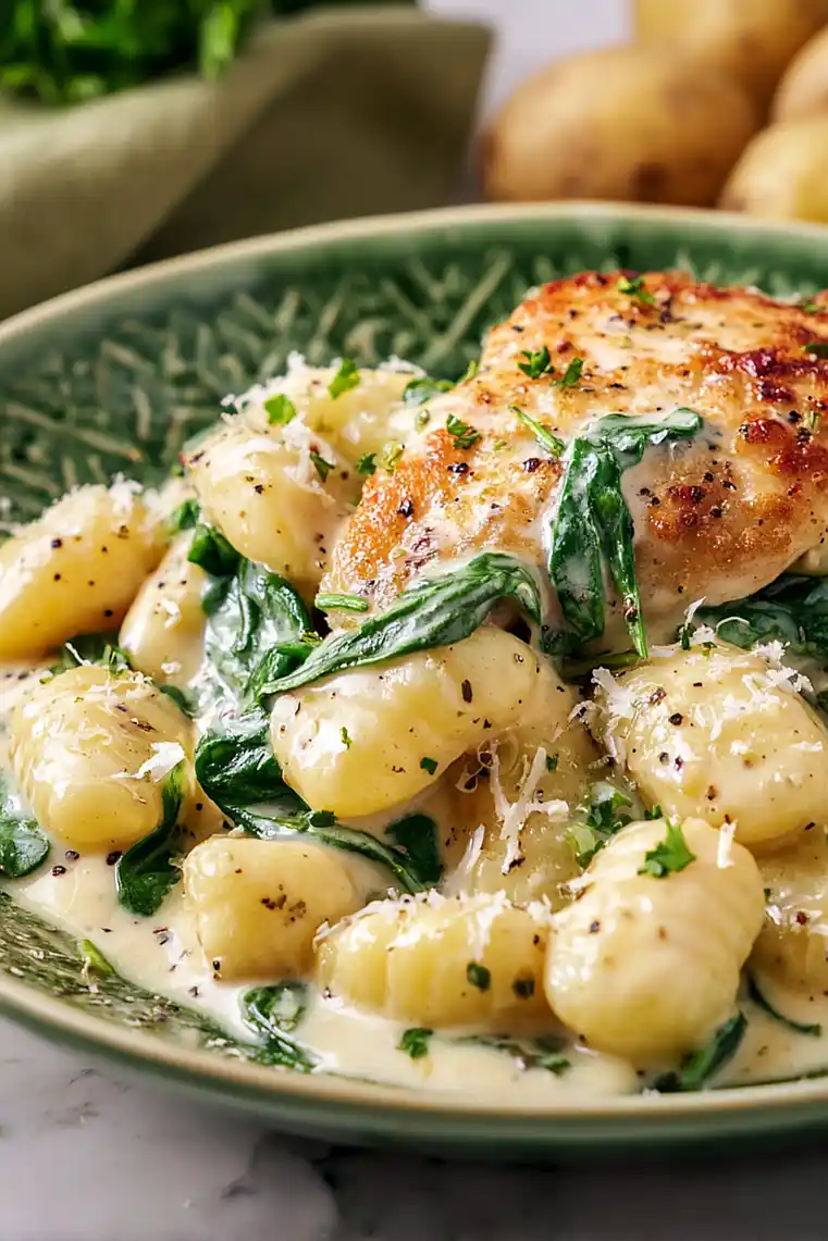 lemon chicken gnocchi