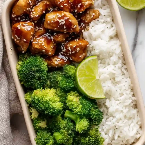 teriyaki chicken meal prep bowls