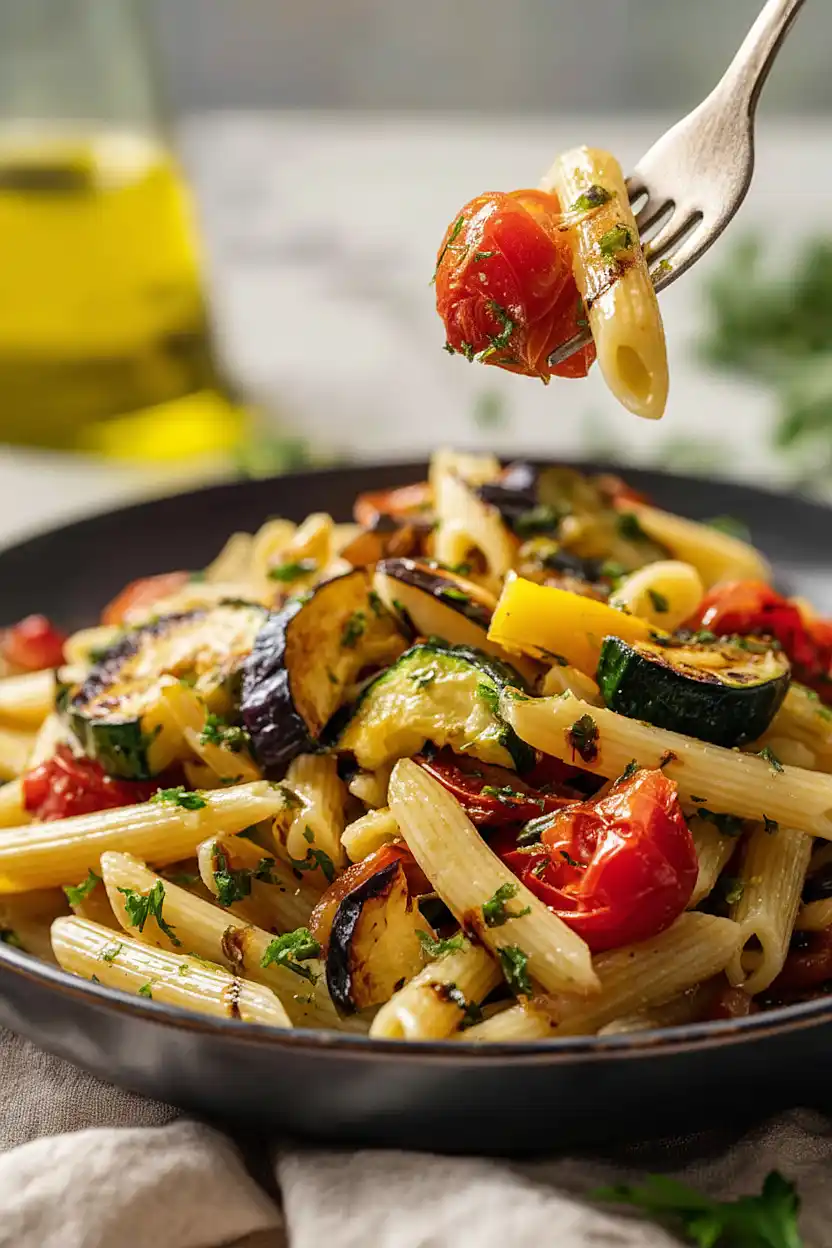 grilled vegetable pasta salad