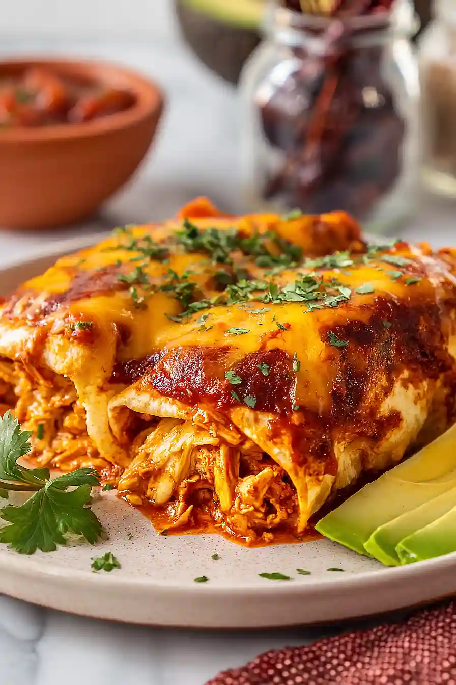 bbq chicken enchiladas