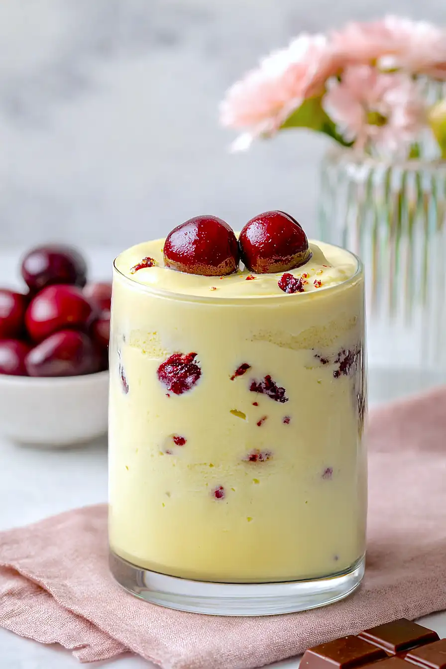 cherry tiramisu