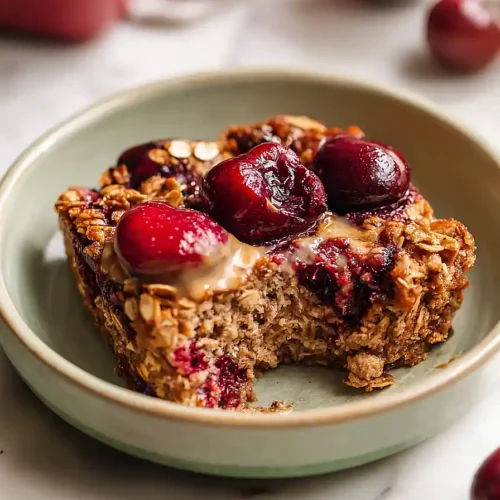 cherry baked oatmeal