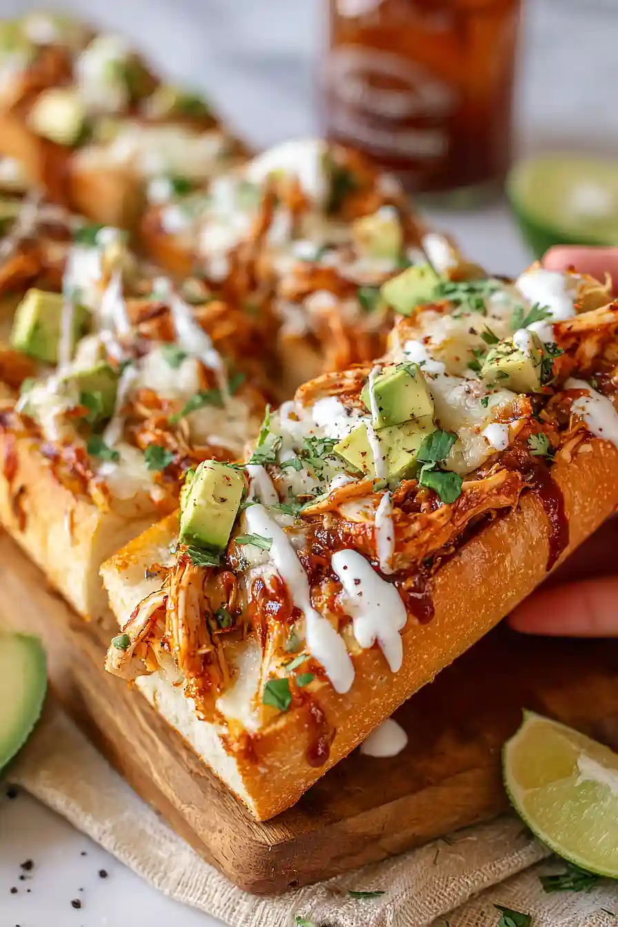 bbq chicken french bread
