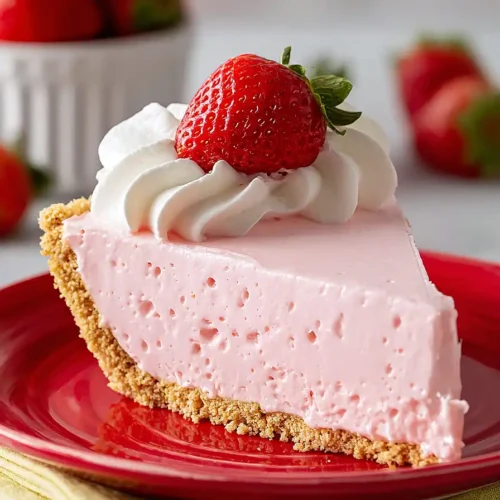 strawberry cheesecake jello pie