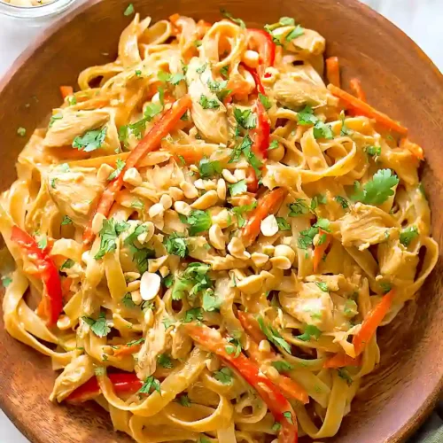 thai chicken fettuccine