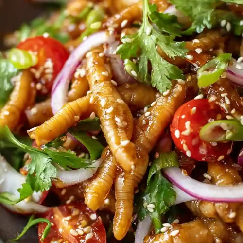 thai chicken feet salad