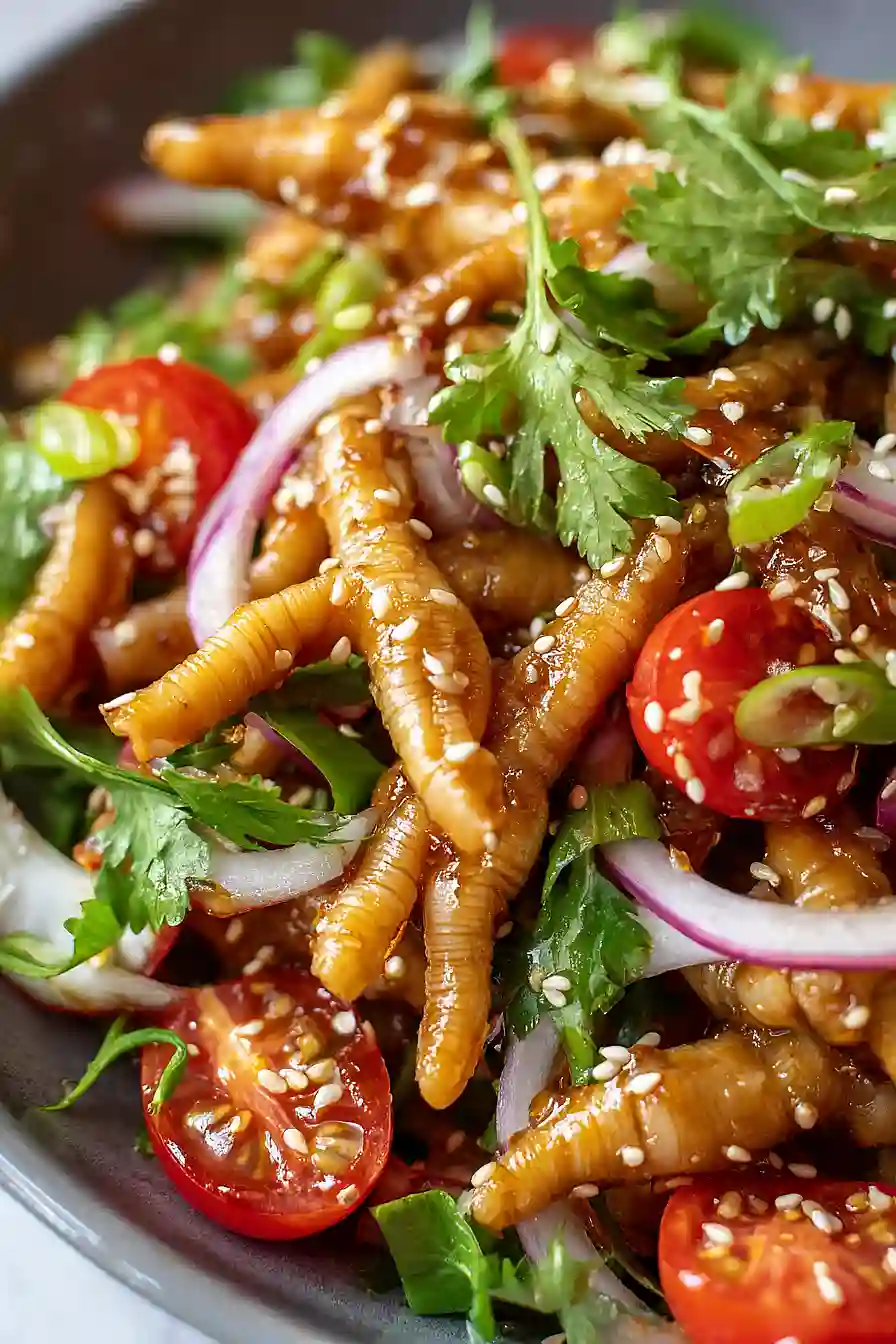 thai chicken feet salad