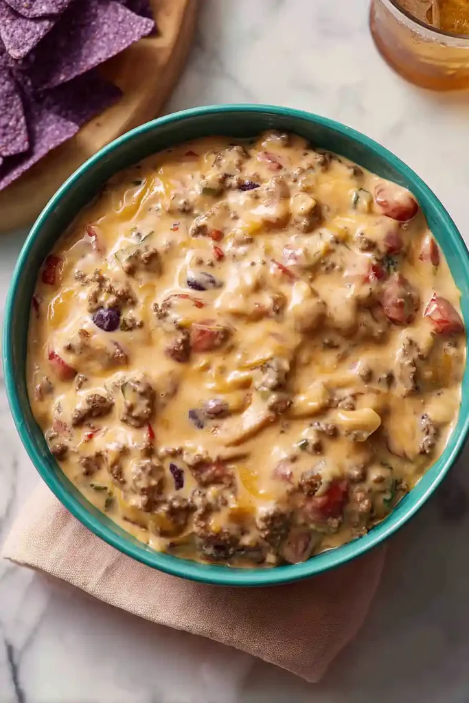 loaded queso dip