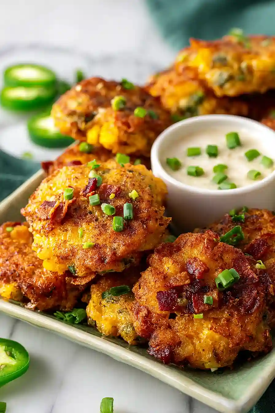 jalapeño popper fritters