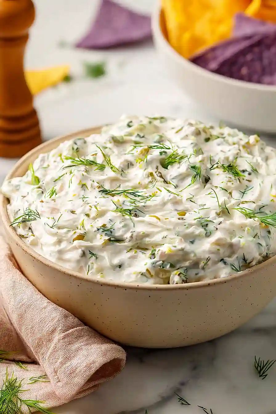 dairy free dill pickle dip