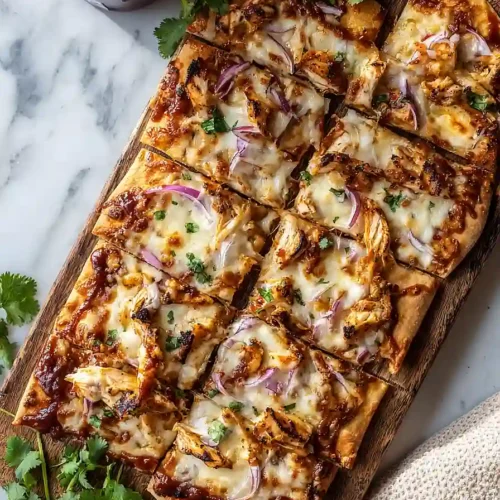bbq chicken flatbread