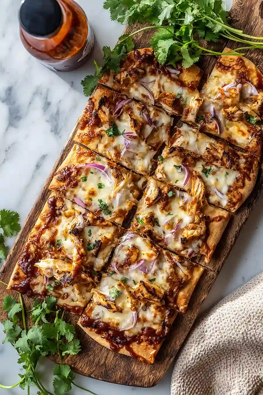 bbq chicken flatbread