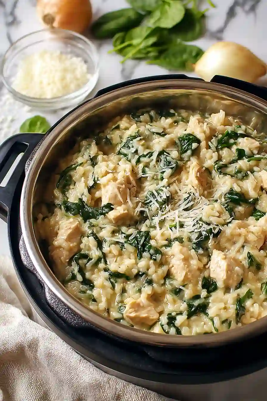 instant pot spinach chicken