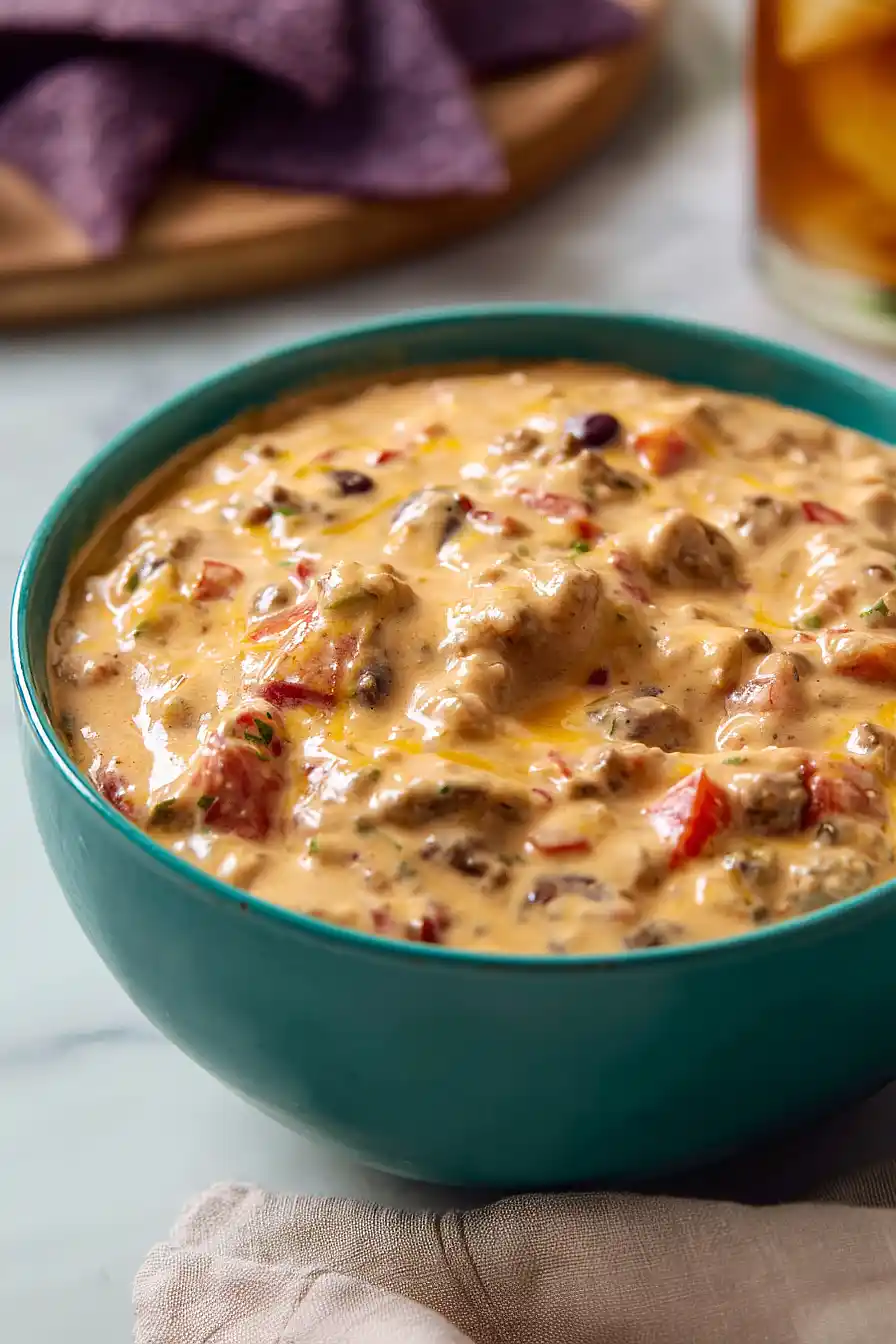 loaded queso dip