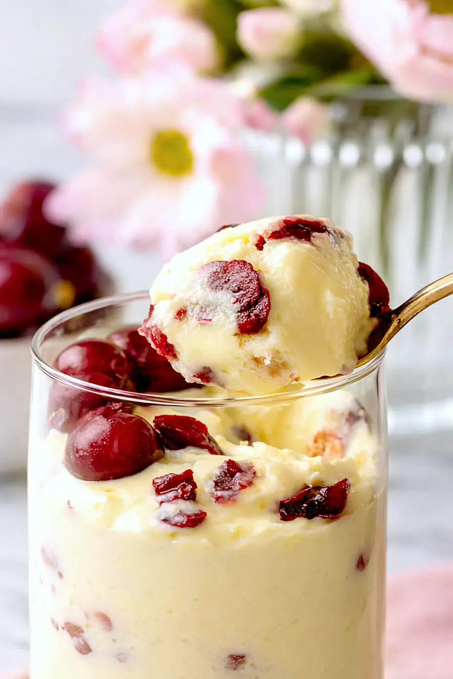cherry tiramisu