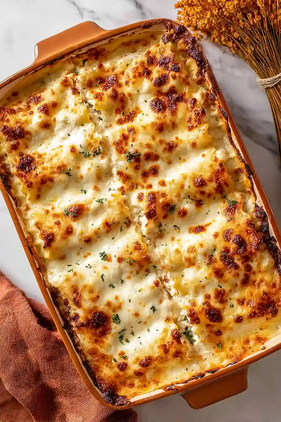 blackened chicken alfredo lasagna roll ups