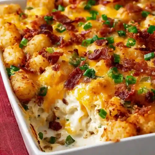 jalapeño popper tater tots casserole