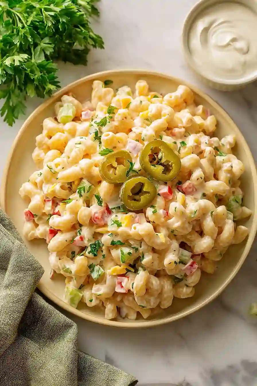 jalapeño macaroni salad