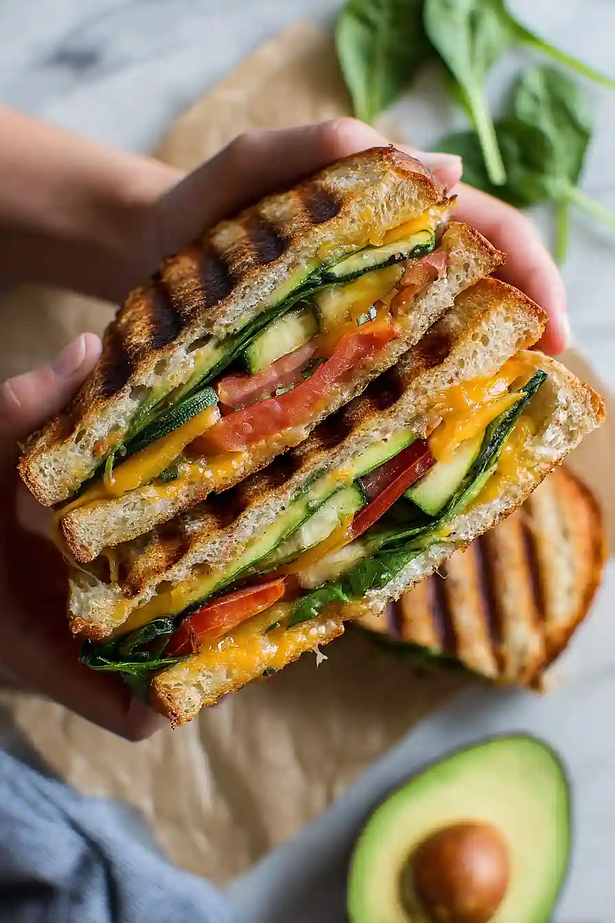 grilled vegetable panini