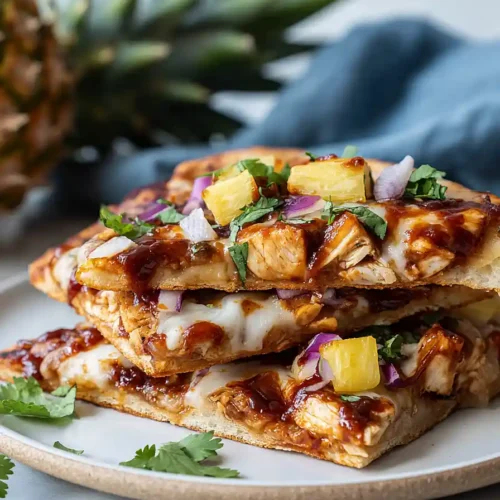 hawaiian chicken flatbread