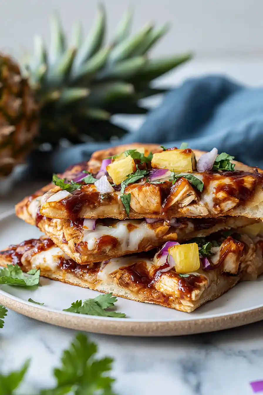 hawaiian chicken flatbread