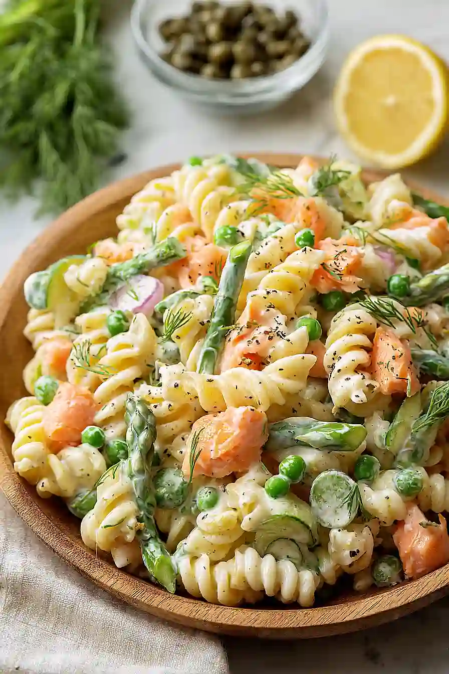 Smoked Salmon Pasta Salad