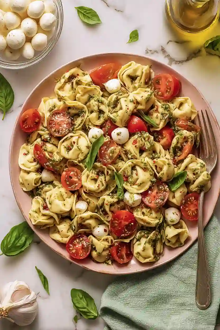 Caprese Tortellini Pasta Salad