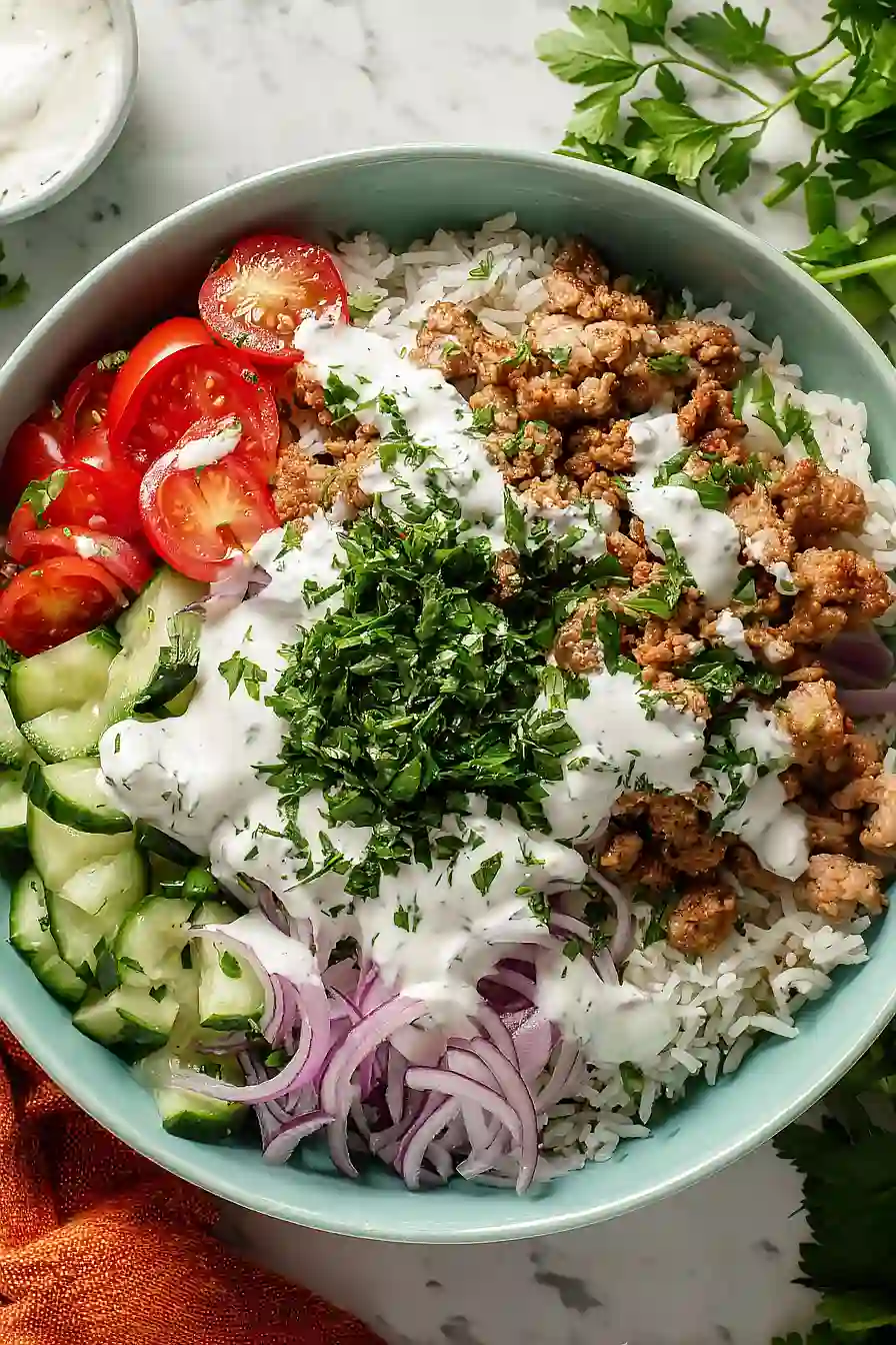Mediterranean Ground Turkey Bowls