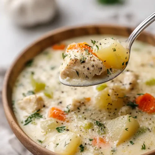 garlic parmesan chicken soup