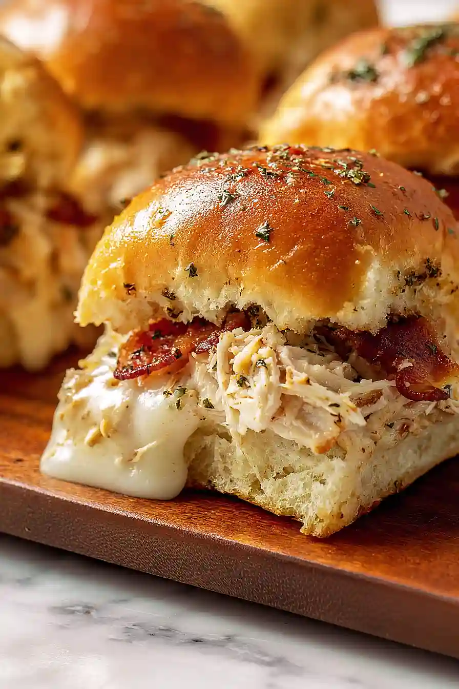 garlic parmesan chicken sliders