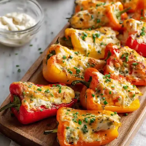 cream cheese stuffed mini peppers